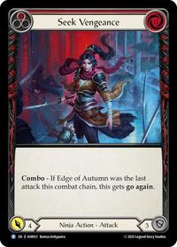 Seek Vengeance (Red) (ASR012) [Armory Deck: Ira]