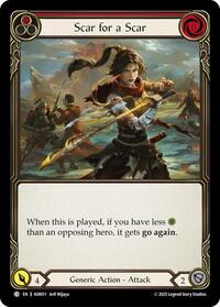 Scar for a Scar (Red) (ASR011) [Armory Deck: Ira]