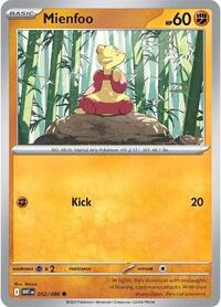 Mienfoo (052/086) [SV: White Flare]