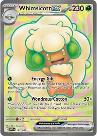 Whimsicott ex - 157/086 (157/086) [SV: White Flare]