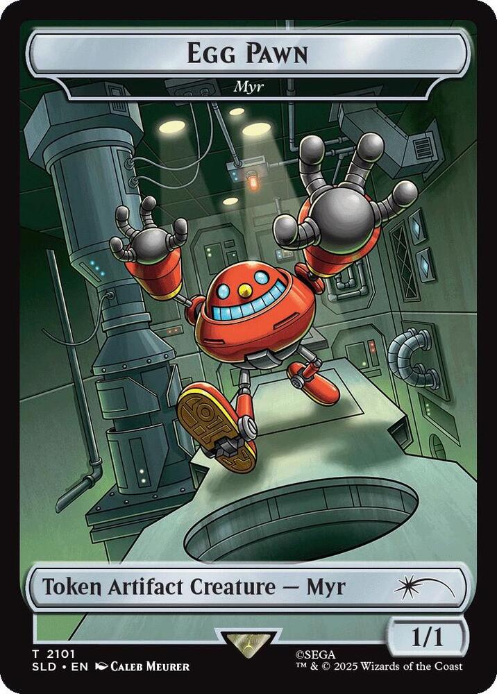 Egg Pawn - Myr Token (2101) [Secret Lair Drop]
