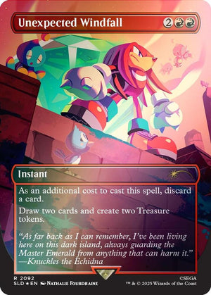 Unexpected Windfall (2092) (Rainbow Foil) [Secret Lair Drop]