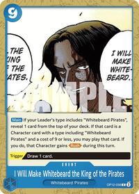 I Will Make Whitebeard the King of the Pirates (OP12-058) [Legacy of the Master]