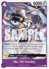 Ms. All Sunday (OP12-075) [Legacy of the Master]