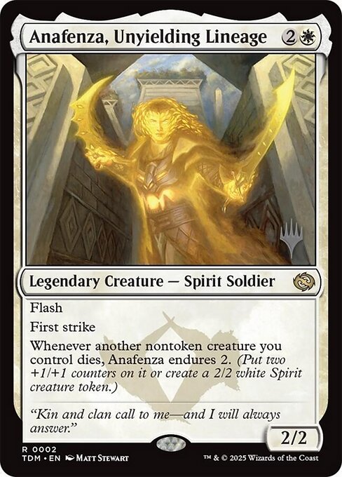 Anafenza, Unyielding Lineage (2p) [Tarkir: Dragonstorm Promos]