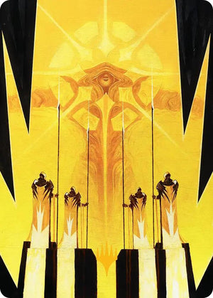Hardlight Containment Art Card (Gold-Stamped Planeswalker Symbol) (4) [Edge of Eternities Art Series]