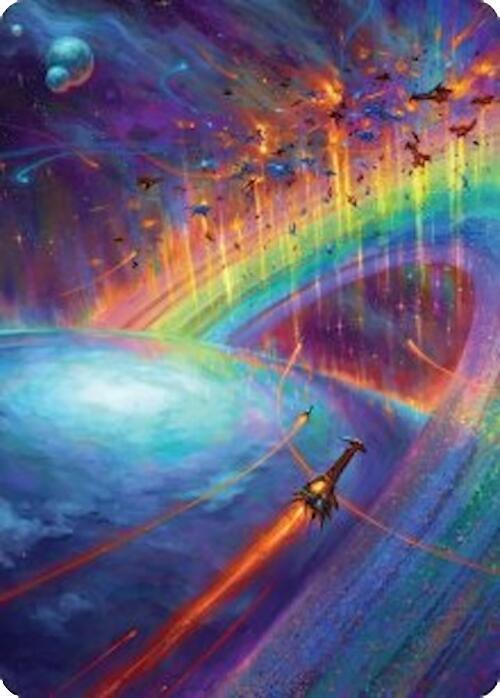 Cascading Cataracts Art Card (43/54) [Edge of Eternities Art Series]