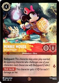 Minnie Mouse - Daring Defender (35) [Disney Lorcana Promo Cards]