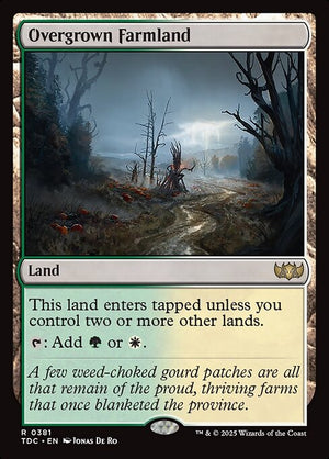 Overgrown Farmland (381) [Tarkir: Dragonstorm Commander]