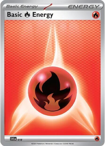 Basic Fire Energy - 018 [SVE: Scarlet & Violet Energies]