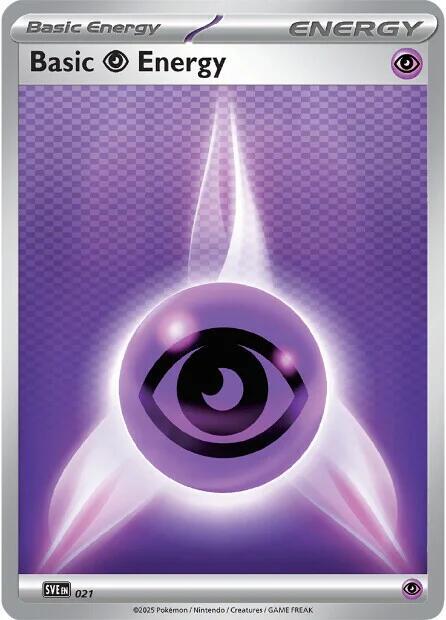 Basic Psychic Energy - 021 [SVE: Scarlet & Violet Energies]