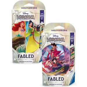 Disney Lorcana Fabled Starter Deck Set of 2