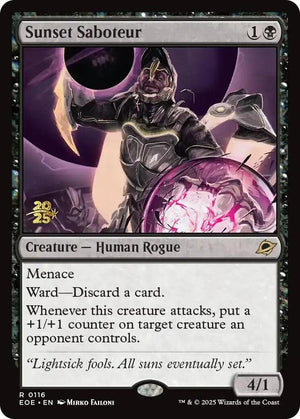 Sunset Saboteur (116) [Prerelease Cards]