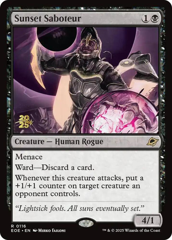 Sunset Saboteur (116) [Prerelease Cards]