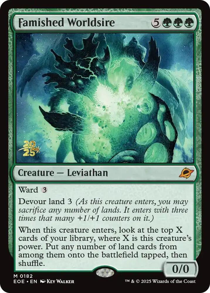 Famished Worldsire (182) [Prerelease Cards]