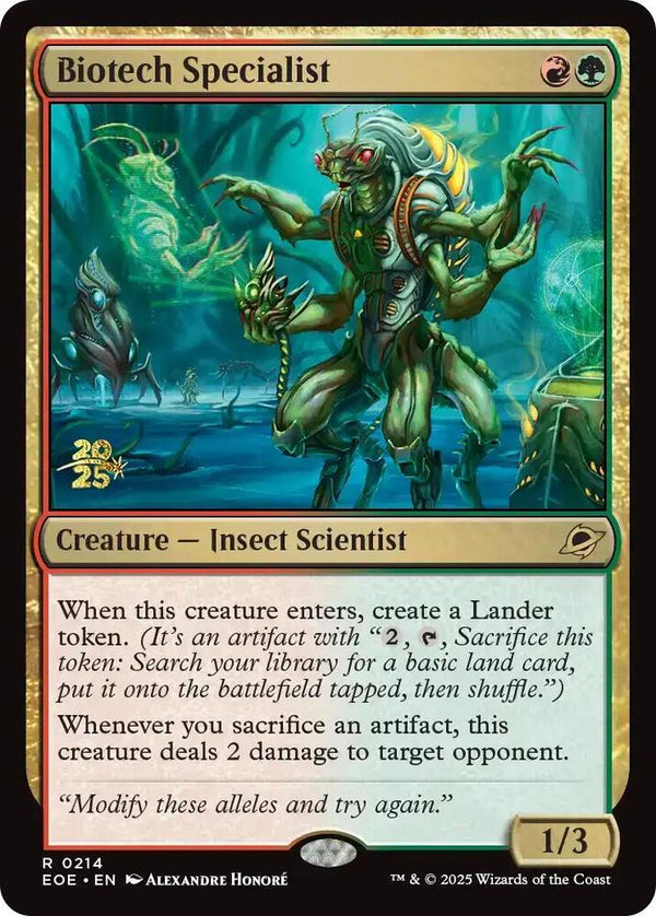 Biotech Specialist (214) [Prerelease Cards]
