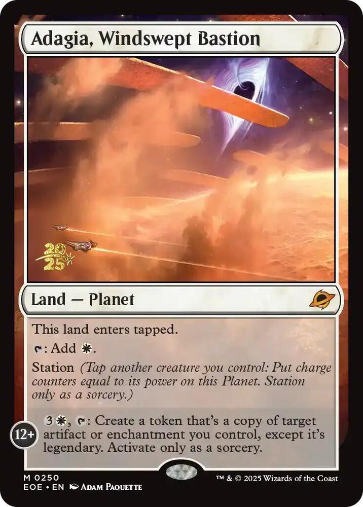 Adagia, Windswept Bastion (250) [Prerelease Cards]