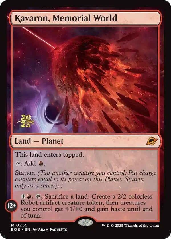 Kavaron, Memorial World (255) [Prerelease Cards]