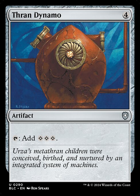 Thran Dynamo (290) [Bloomburrow Commander]