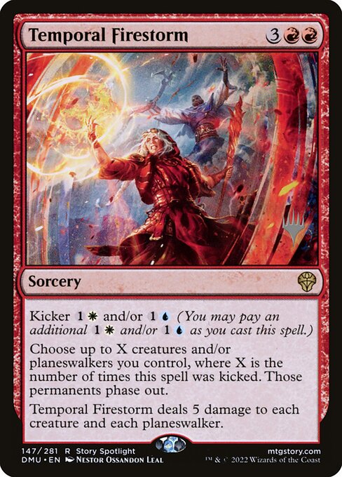 Temporal Firestorm (147p) [Dominaria United Promos]
