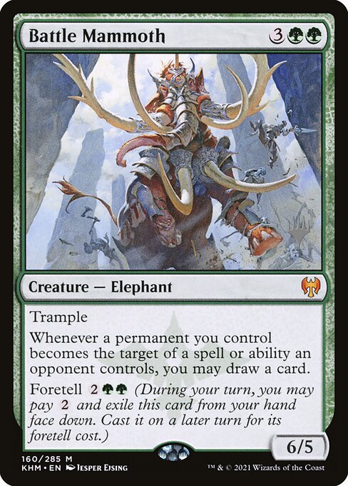 Battle Mammoth (160p) [Kaldheim Promos]