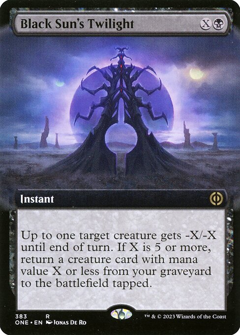 Black Sun's Twilight (383) [Phyrexia: All Will Be One] [Extended Art]