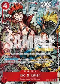 Kid & Killer (Offline Regional Champion Card Set 2025 Vol.2) (EB01-003) [One Piece Promotion Cards]