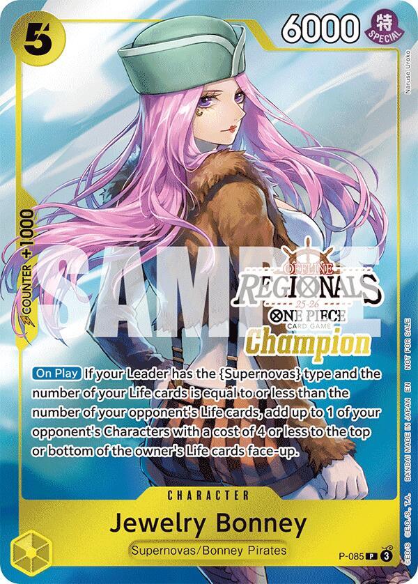 Jewelry Bonney (Offline Regional Champion Card Set 2025 Vol.2) (P-085) [One Piece Promotion Cards]