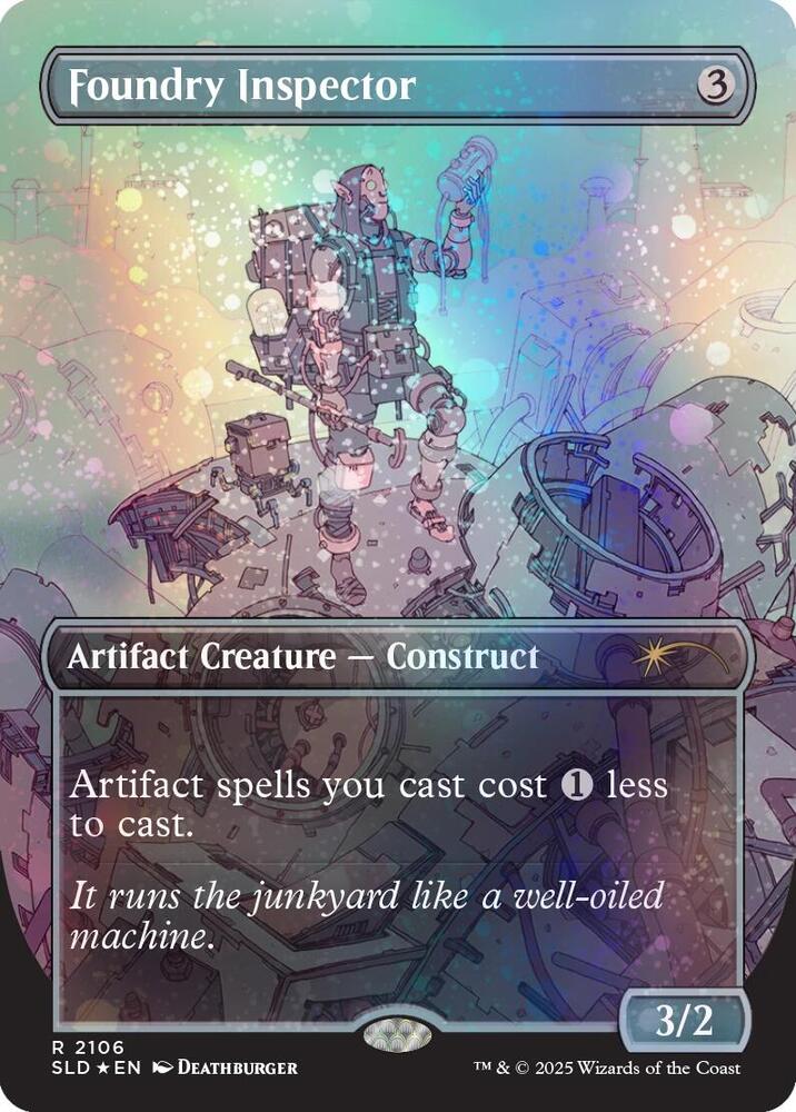 Foundry Inspector (Galaxy Foil) (2106) [Secret Lair Drop]
