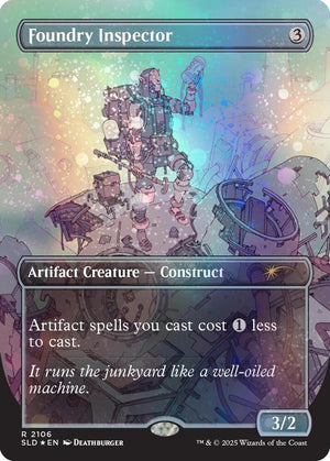 Foundry Inspector (Galaxy Foil) (2106) [Secret Lair Drop]