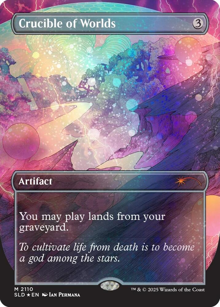 Crucible of Worlds (Galaxy Foil) (2110) [Secret Lair Drop]