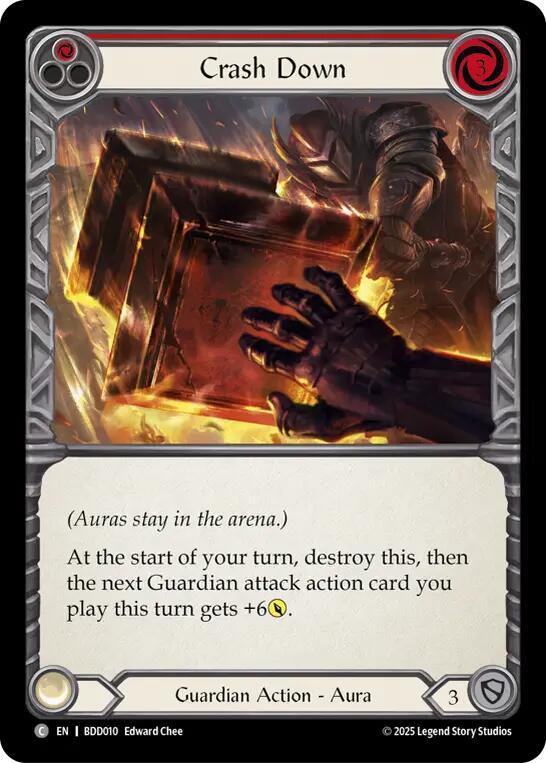 Crash Down (Red) (BDD010) [Welcome Deck Bravo]