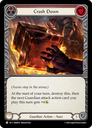 Crash Down (Red) (BDD010) [Welcome Deck Bravo]