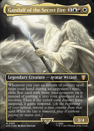 Gandalf of the Secret Fire (551) [Tales of Middle-earth Commander] [Borderless]