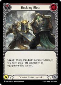 Buckling Blow (Red) (MPG052) [Mastery Pack Guardian]