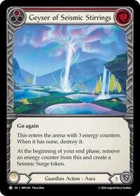 Geyser of Seismic Stirrings (Red) (MPG103) [Mastery Pack Guardian]