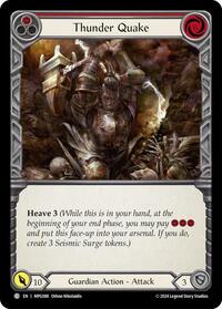 Thunder Quake (Red) (MPG088) [Mastery Pack Guardian]