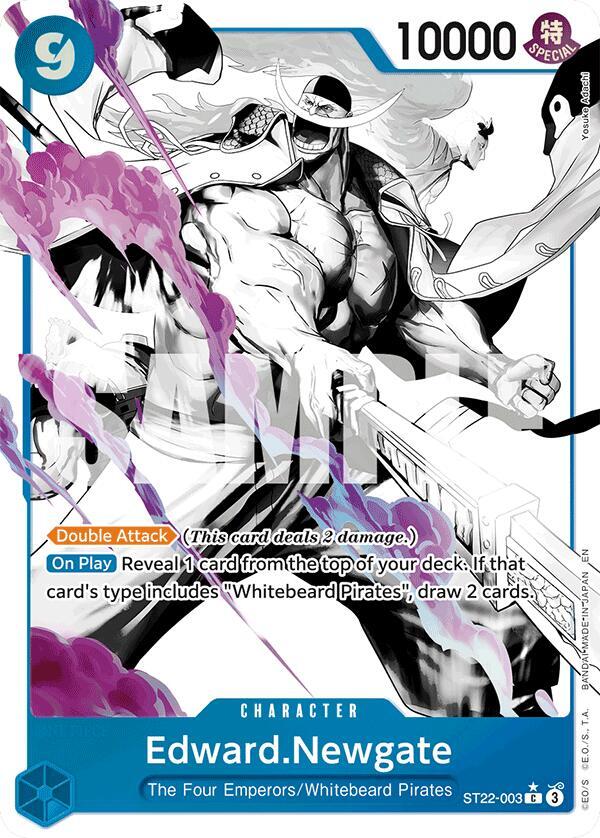 Edward.Newgate (Parallel) (ST22-003) [Starter Deck 22: Ace & Newgate]