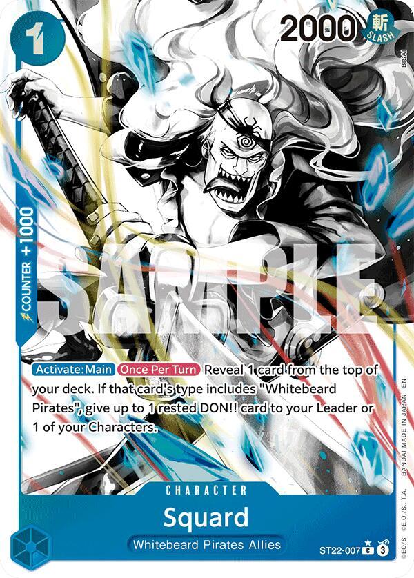 Squard (Parallel) (ST22-007) [Starter Deck 22: Ace & Newgate]