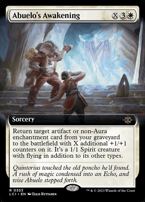 Abuelo's Awakening (353) [The Lost Caverns of Ixalan] [Extended Art]