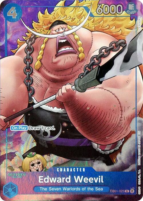 Edward Weevil (Seven Warlords of the Sea Binder Set) (EB01-023) [One Piece Promotion Cards]