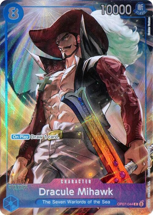 Dracule Mihawk (Seven Warlords of the Sea Binder Set) (OP07-044) [One Piece Promotion Cards]