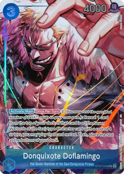 Donquixote Doflamingo (Seven Warlords of the Sea Binder Set) (OP07-048) [One Piece Promotion Cards]