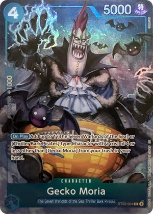 Gecko Moria (Seven Warlords of the Sea Binder Set) (ST03-004) [One Piece Promotion Cards]