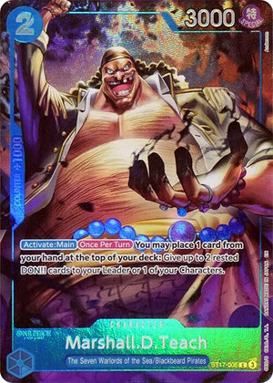 Marshall.D.Teach (Seven Warlords of the Sea Binder Set) (ST17-005) [One Piece Promotion Cards]