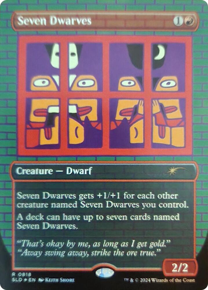 Seven Dwarves (0818) (Rainbow Foil) [Secret Lair Drop]