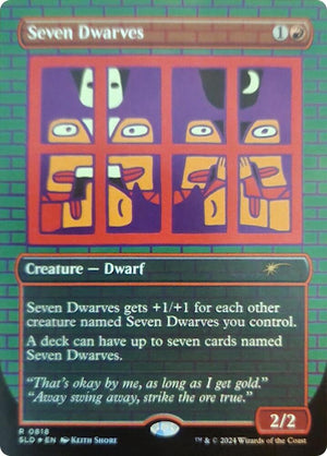 Seven Dwarves (0818) (Rainbow Foil) [Secret Lair Drop]