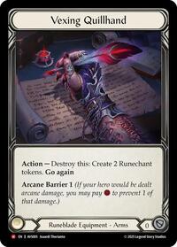 Vexing Quillhand (AVS005) [Armory Deck: Legends Viserai]