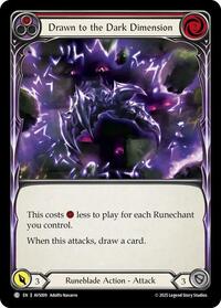 Drawn to the Dark Dimension (Red) (AVS009) [Armory Deck: Legends Viserai]
