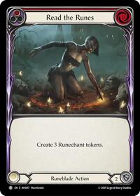 Read the Runes (Red) (AVS017) [Armory Deck: Legends Viserai]